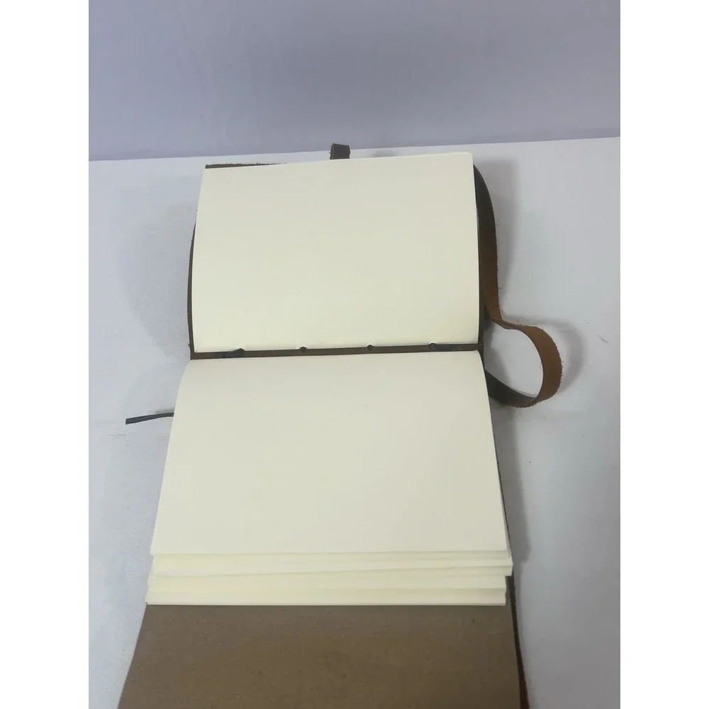 leather Bound Journal For Men And Womes, Handmade Patriotic‎ With LOVE USA